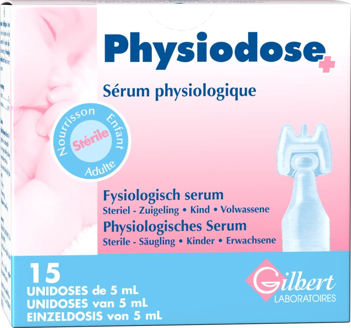 Physiodose Sérum Physiologique 15 x 5ml