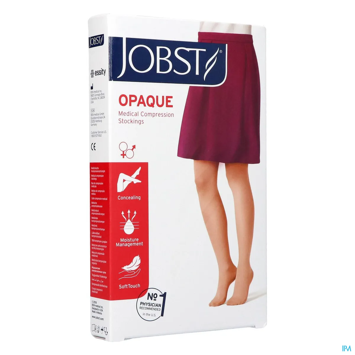 Jobst Opaque 15-20 C1 Genou Beige S 7518100