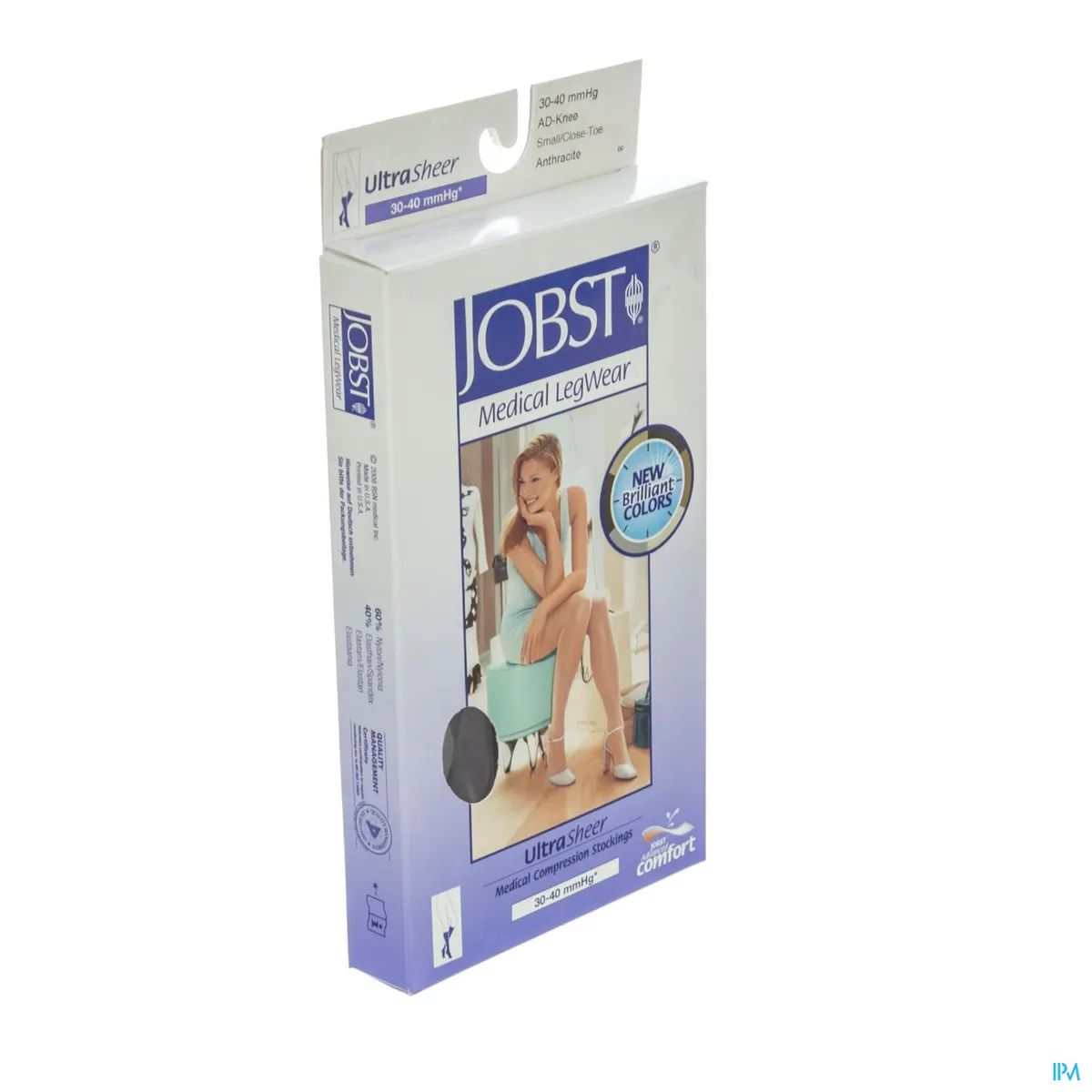 Jobst Ultrasheer Comf.c3 Bas Jarret Anthracite S