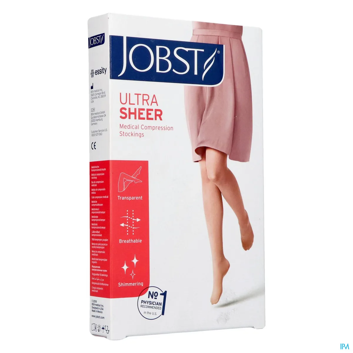 Jobst Ultrasheer Comf.c1 Bas Jarret Espressoxl