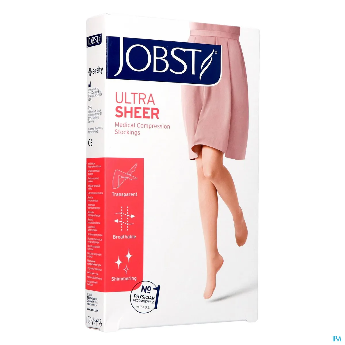 Jobst Ultrasheer Comf.c2 Bas Cuisse Natural Xl