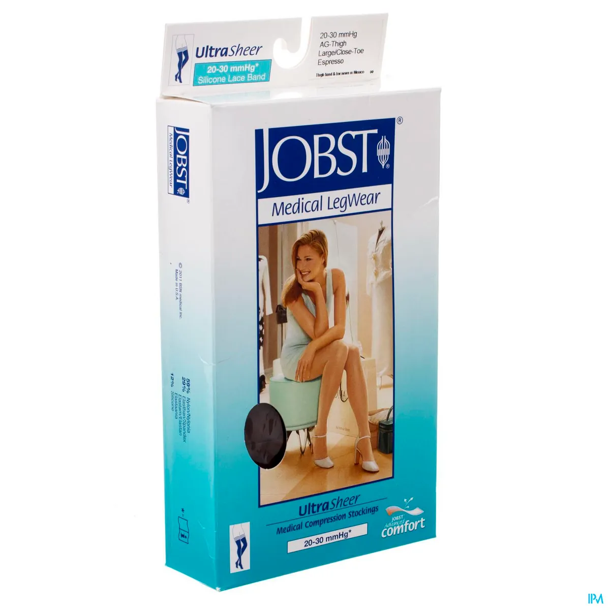 Jobst Ultrasheer Comf.c2 Bas Cuisse Espresso L