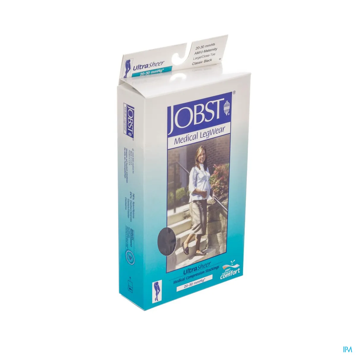 Jobst Ultrasheer Comf.c2 Panty Matern. Cl Black L