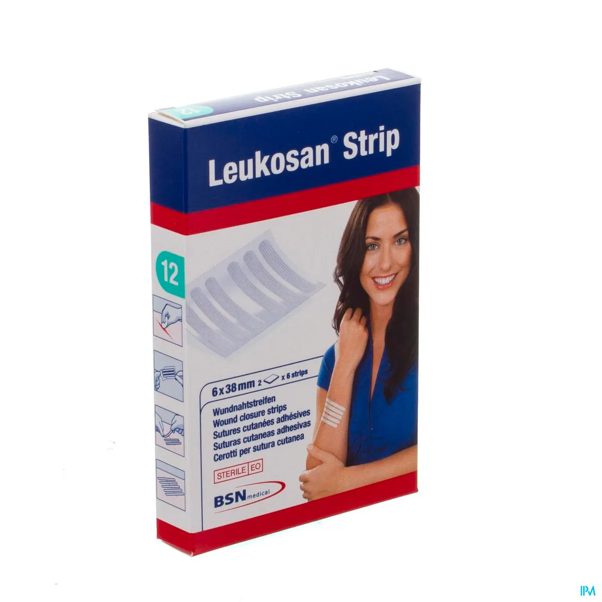 Leukosan Strip Ster 6x 38mm Wit2x 6 7262806