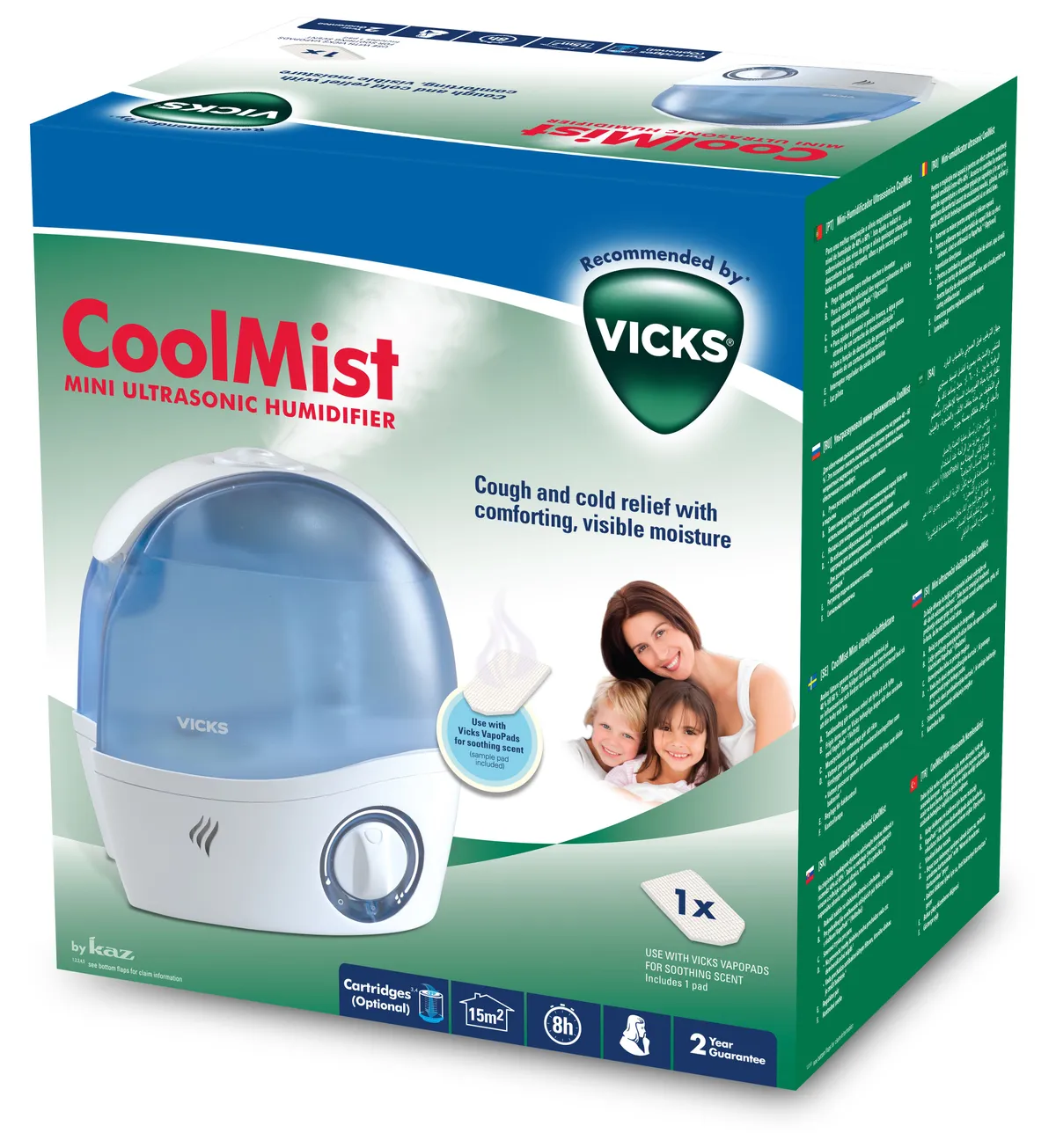 Vicks Vh-5000e Luchtbevochtiger Ultrasoon