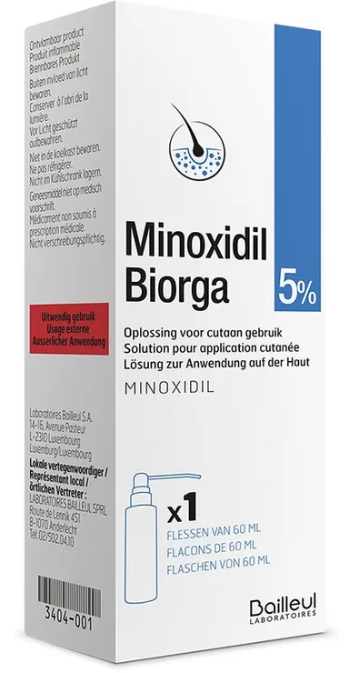 Minoxidil Biorga 5% Solution 60ml