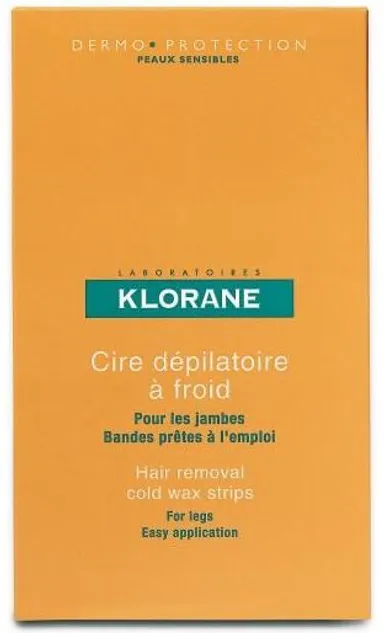 Klorane Amande Douce Bandes De Cire Froide 6X