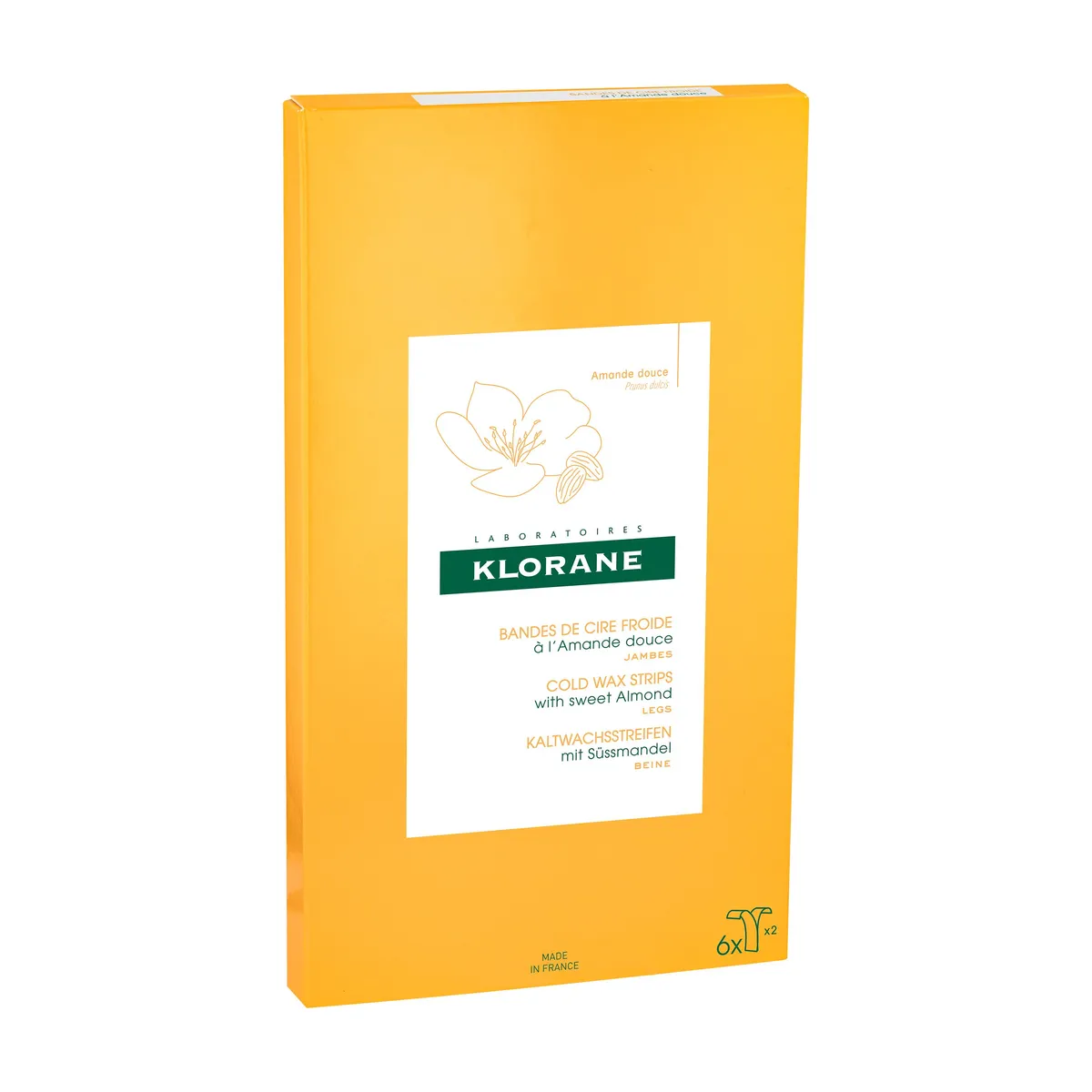 Klorane Zoete Amandel Koude Wasstrips 6X
