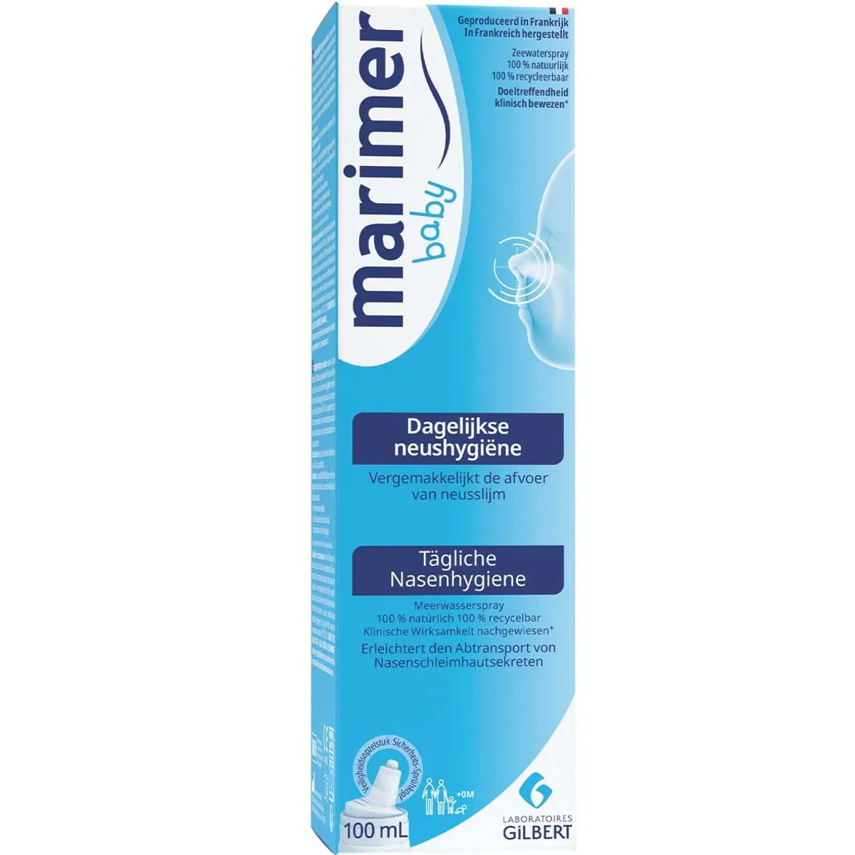 Marimer Baby Isotonische Zeewater (Nasale Hygiene) Spray 100ml