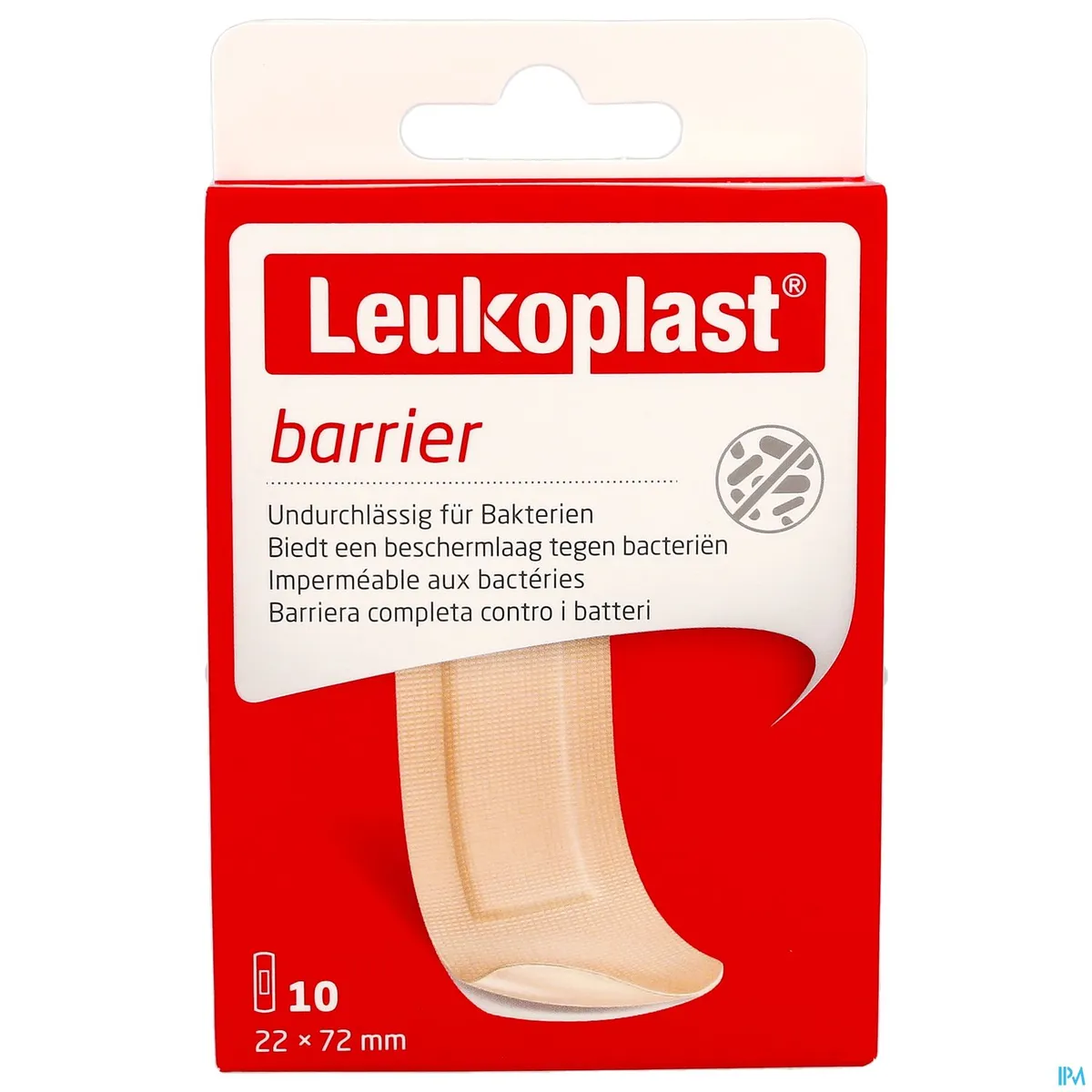 Leukoplast Barrier Klevend Wondverband 10 Stuks 22 x 72mm