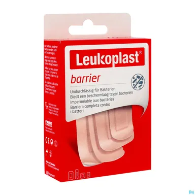 Leukoplast Barrier Assortiment Klevend Wondverband 30 Stuks