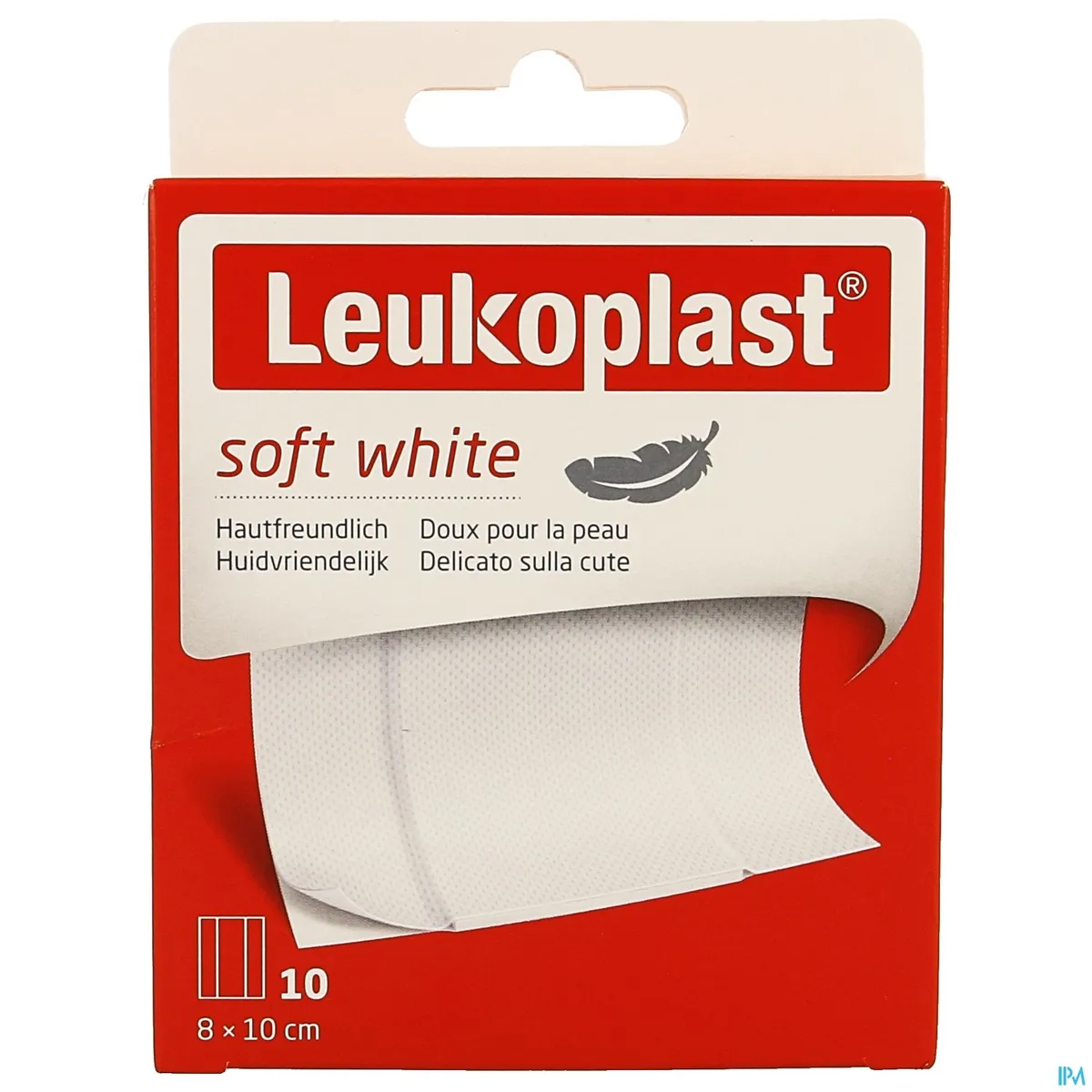 Leukoplast Soft Klevend Wondverband 10 Stuks 8cm x 10cm