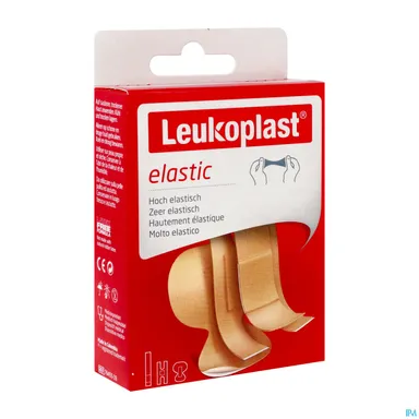 Leukoplast Elastic Assortiment 20 Pansements Adhésifs