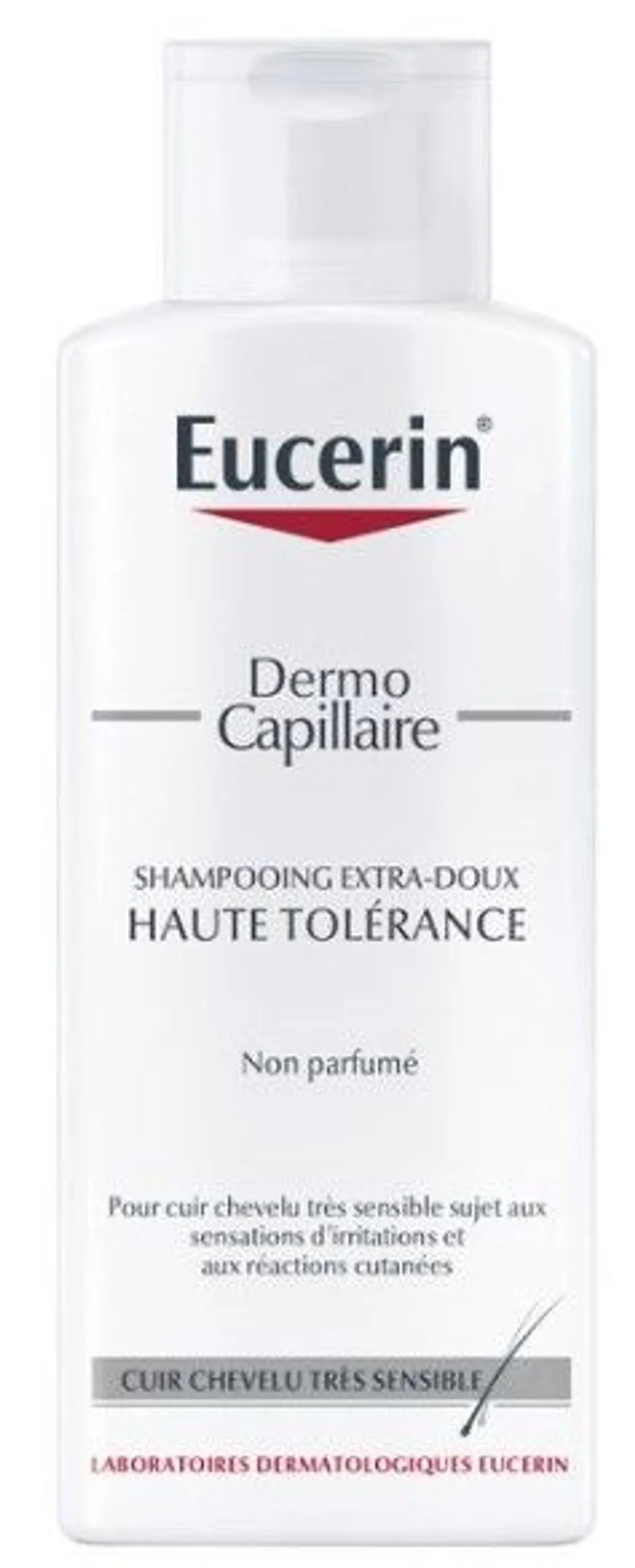 Eucerin DermoCapillaire Shampooing Extra-Doux Haute Tolérance Cuir Chevelu Très Sensible 250ml