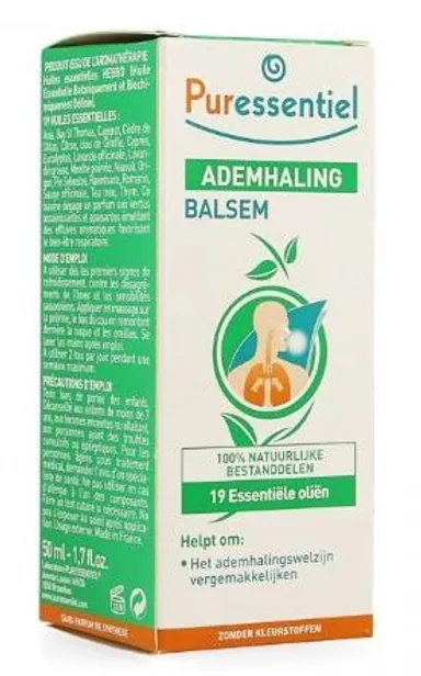 Puressentiel Respiratoire Baume 19 Huiles Essentielles 50ml