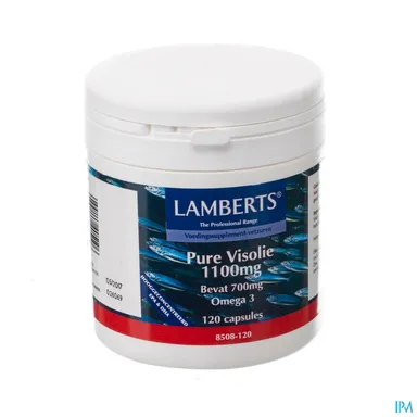 Lamberts Pure Visolie 1100 mg Omega 3 120 Capsules
