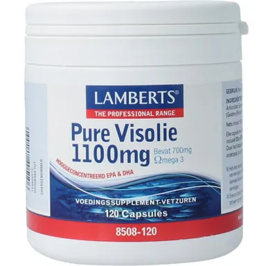 Lamberts Pure Visolie 1100 mg Omega 3 120 Capsules