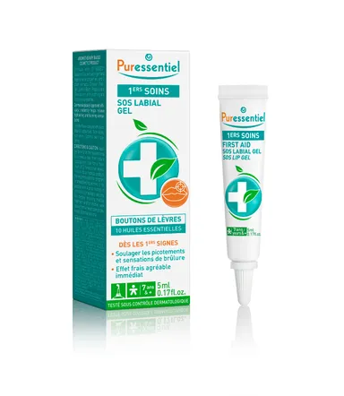 Puressentiel Sos Lippengel 10 Essentiële Oliën 5ml
