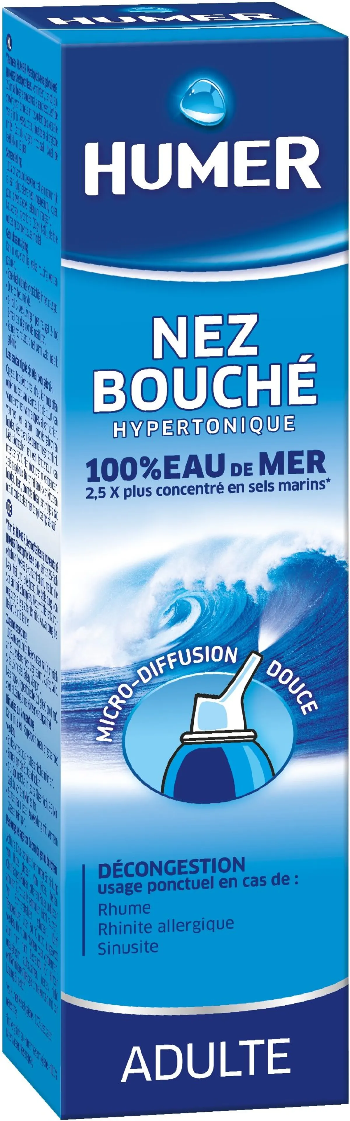 Humer Spray Hypertonique Adulte 50ml