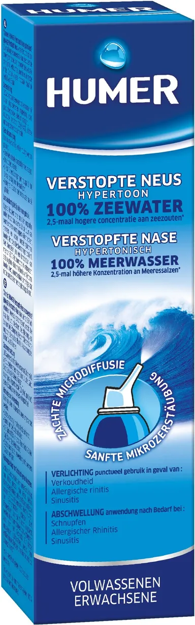 Humer Spray Hypertonisch Volwassene 50ml