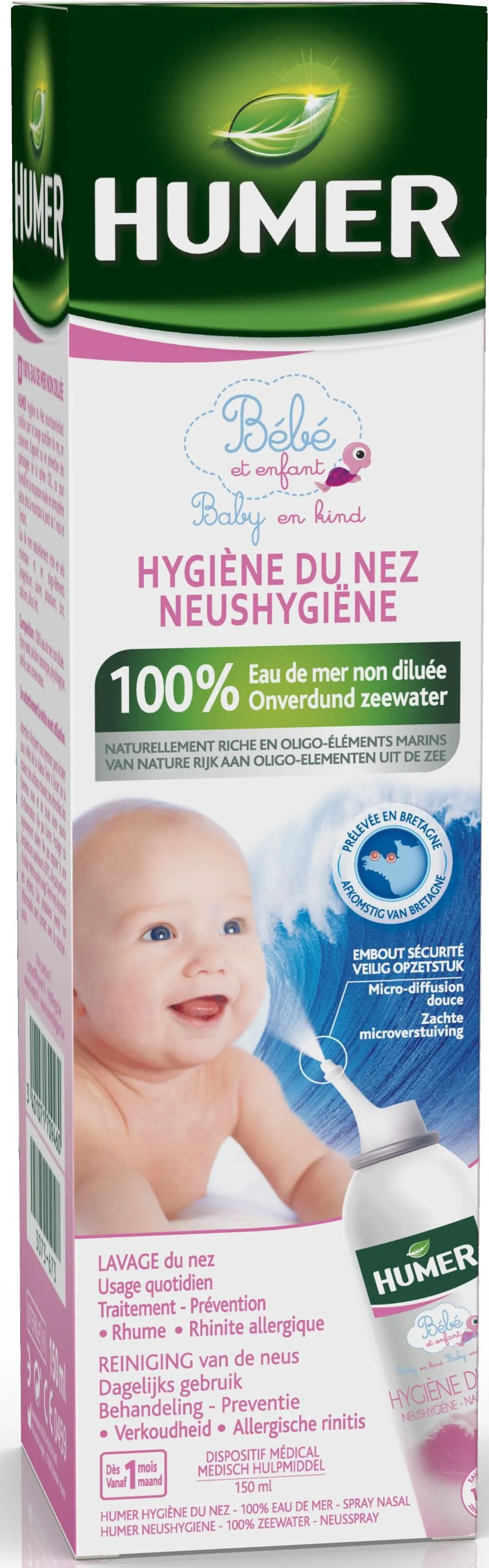 Humer Spray Isotonisch Kind 150ml