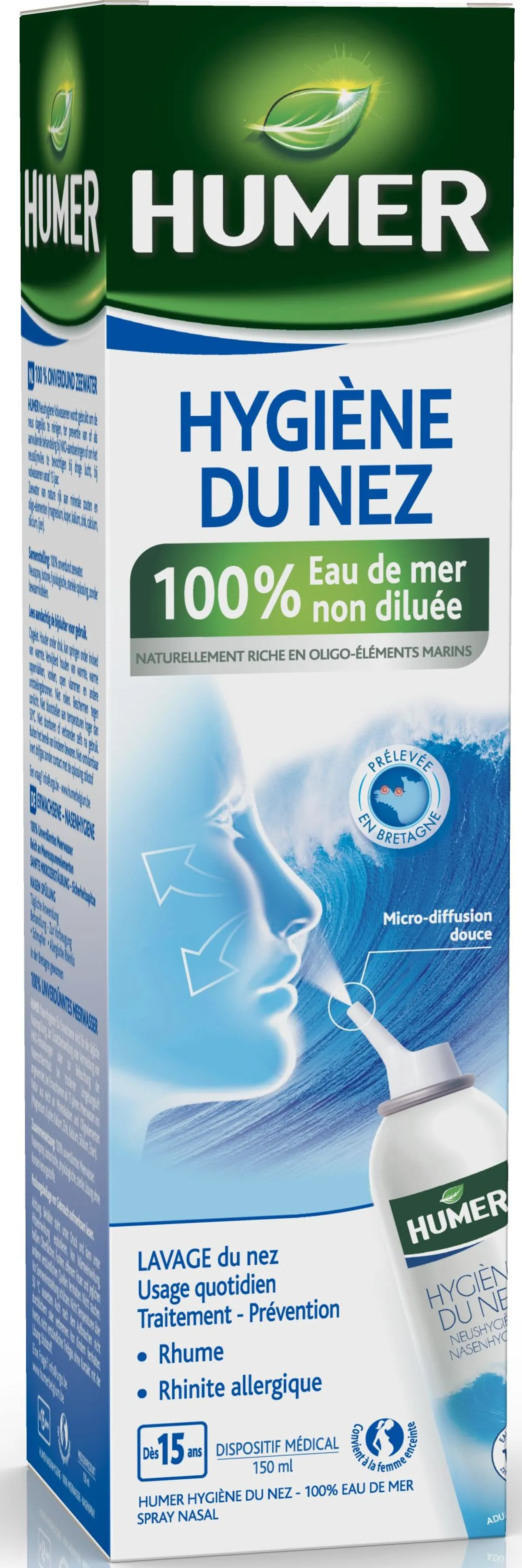 Humer Spray Isotonique Adulte 150ml