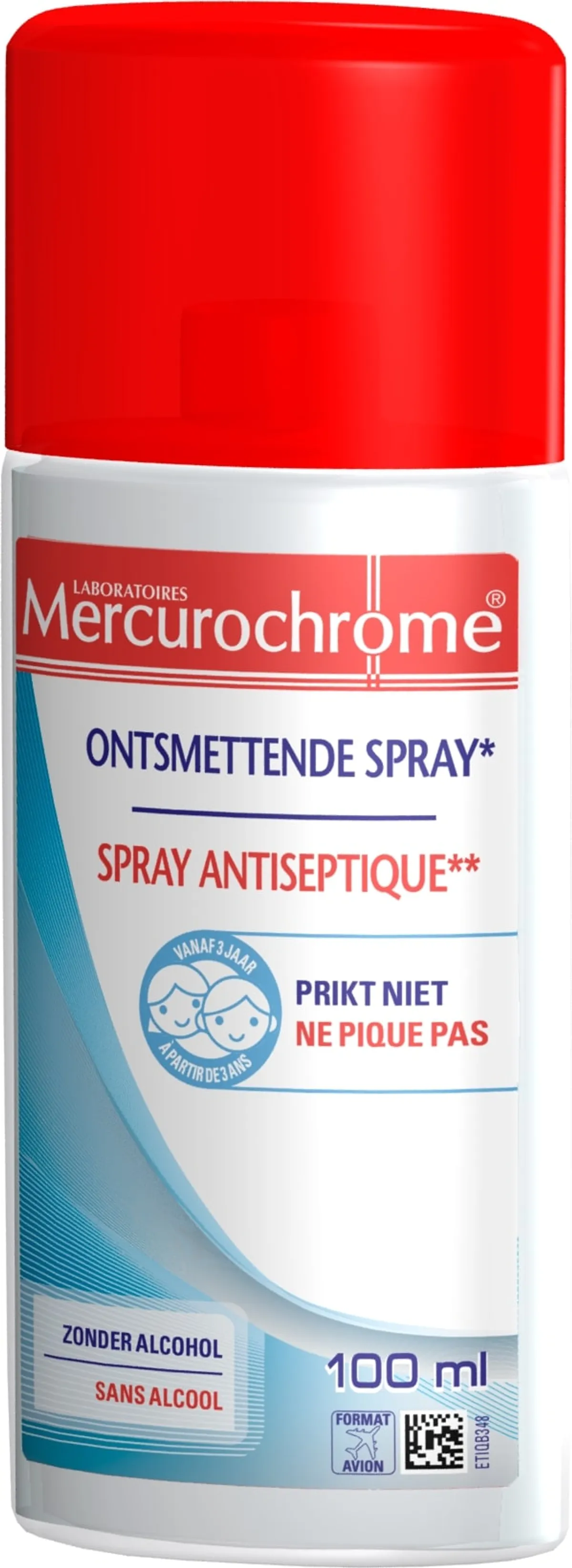 Mercurochrome Spray Antiseptique 100ml