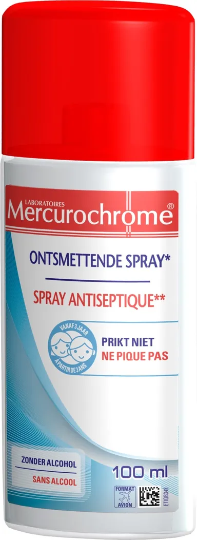 Mercurochrome Spray Antiseptique 100ml