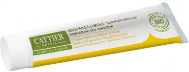 Cattier Tandpasta Klei en Citroen 75ml