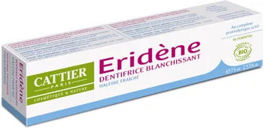 Cattier Eridene Dentifrice Blanchissant Bio 75gr
