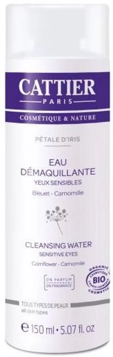 Cattier Pétale d'Iris Eau Demaquillante Yeux Sensibles 150ml