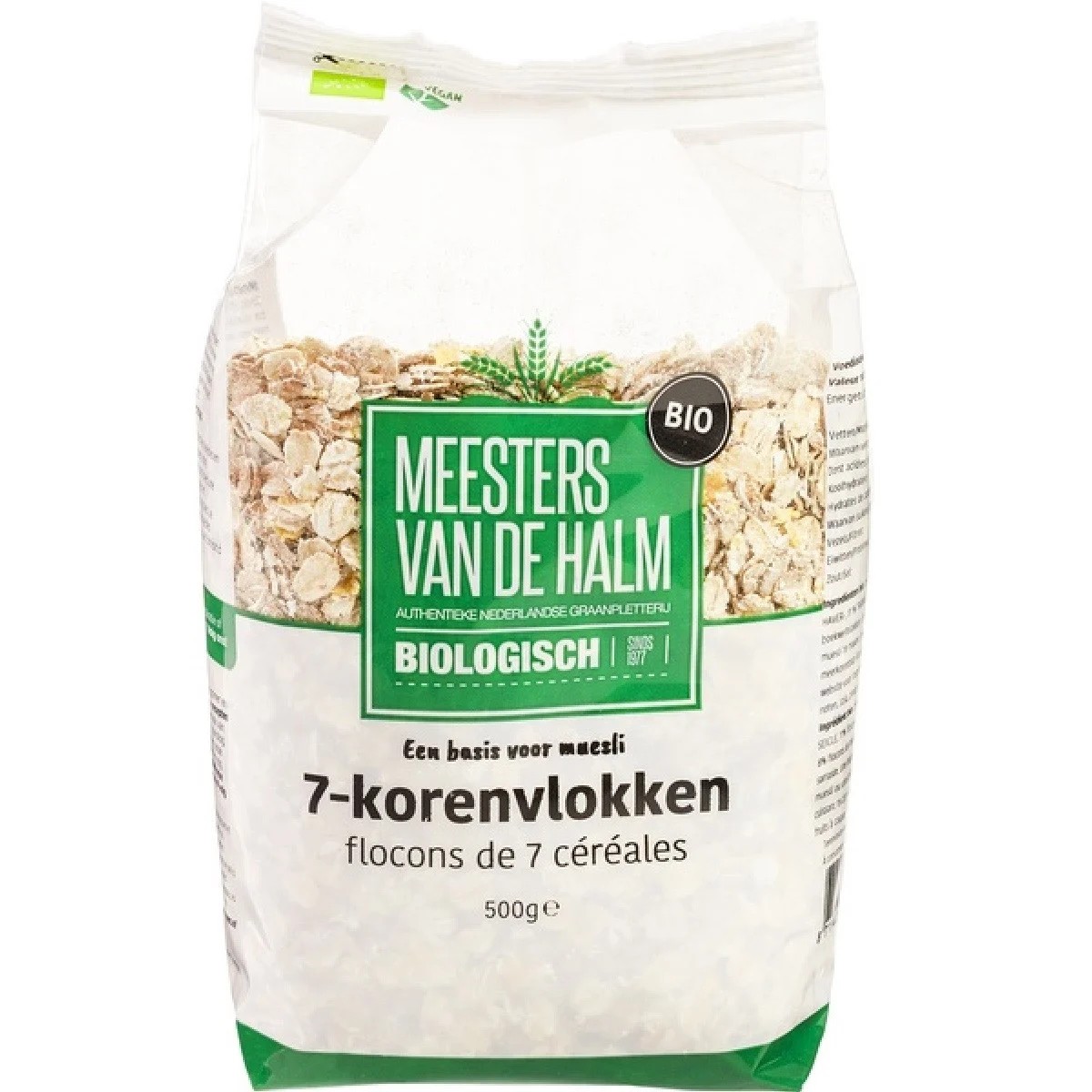 De Halm 7-Granen-Vlokken Bio 500 g