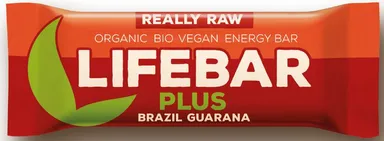 Lf Lifebar+ Guarana/brazil S.gluten Bio & Raw 47g 15bars