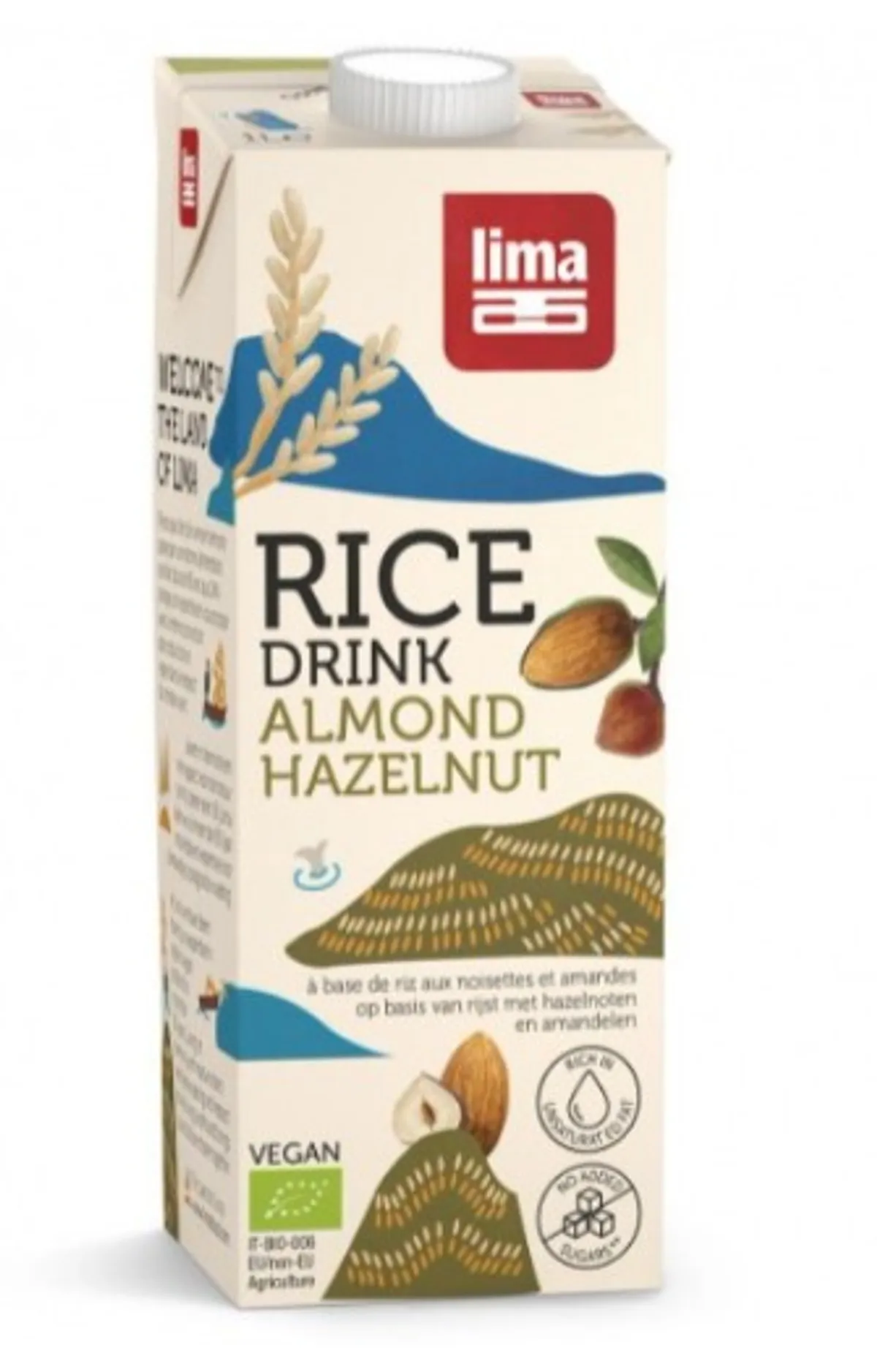 Lima Rice Drink Noisette-amande Bio 1l