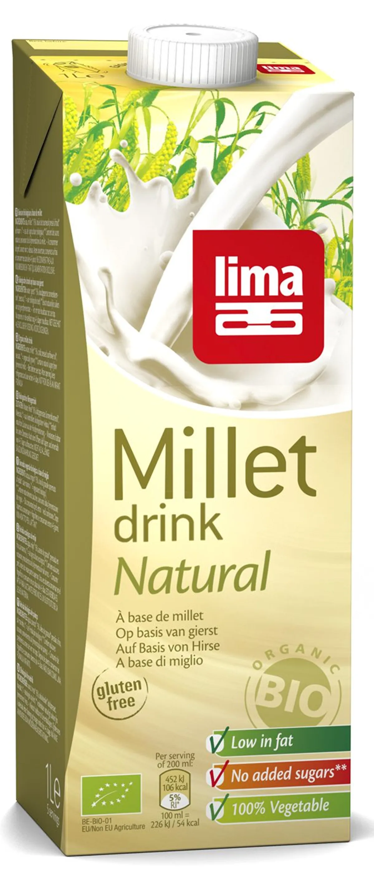 Lima Millet Drink Natural Bio 1L