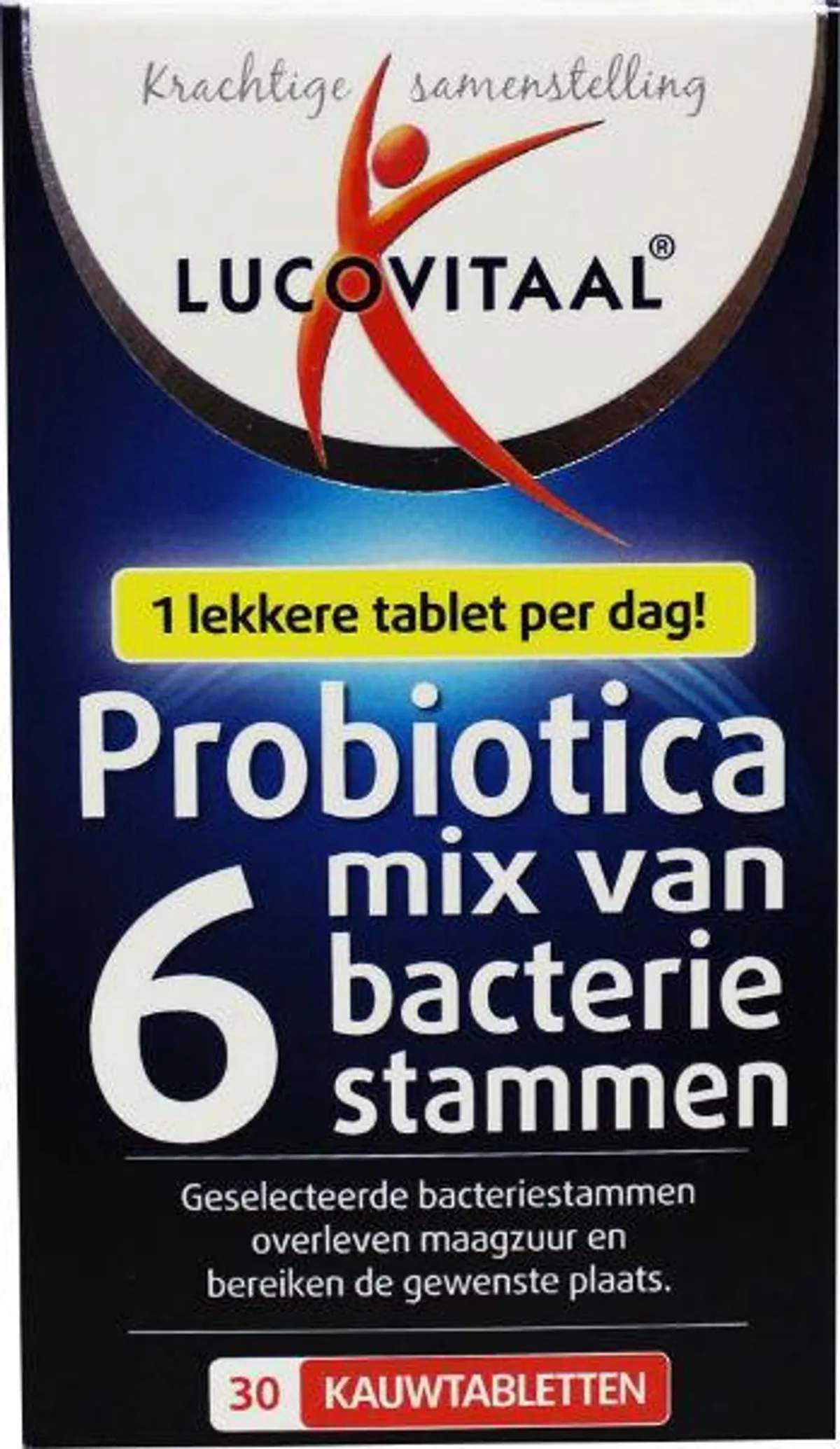 Lucovitaal Probiotica 6 Bacteriestammen 30 Kauwtabletten