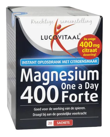 Lucovitaal Magnesium 400 Forte 20 Zakjes