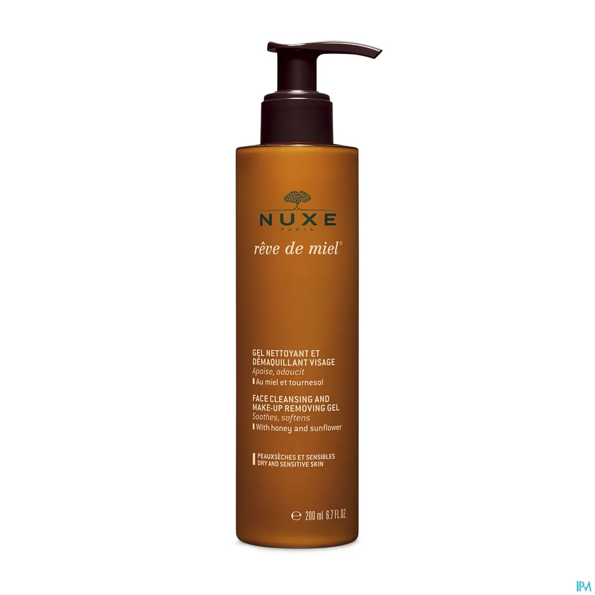 Nuxe Reve De Miel Reinigende en Zuiverende Gel Gezicht 200ml
