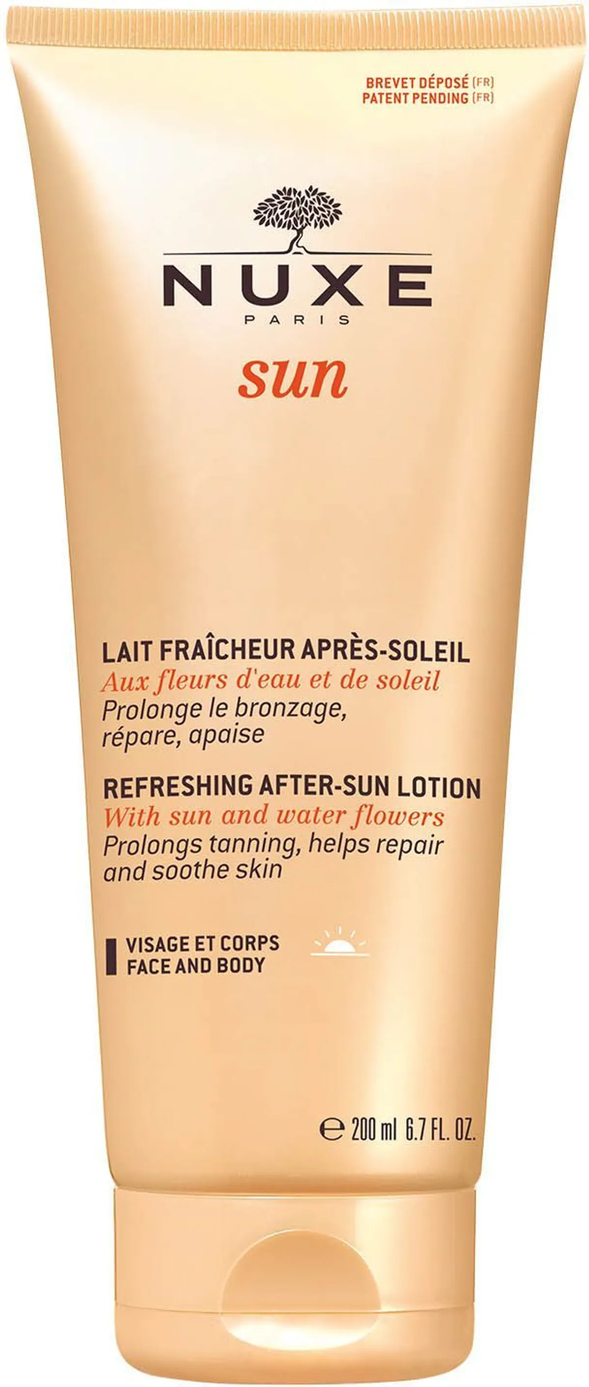 Nuxe Sun Lait Fraicheur Aftersun Visage et Corps 200ml