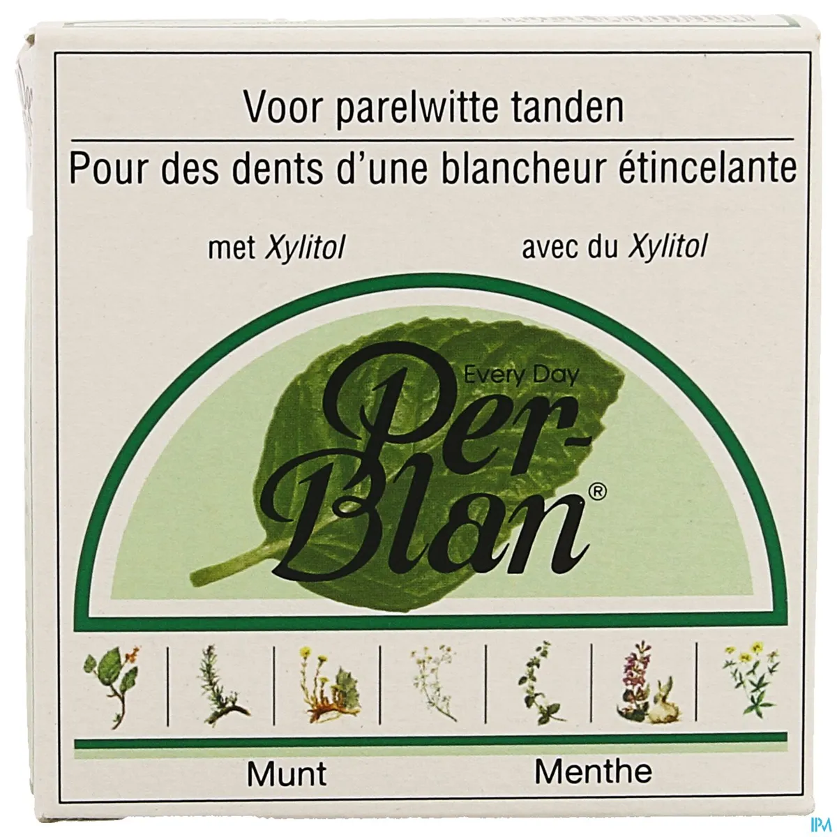 Perblan Poudre Dentifrice Menthe 30g