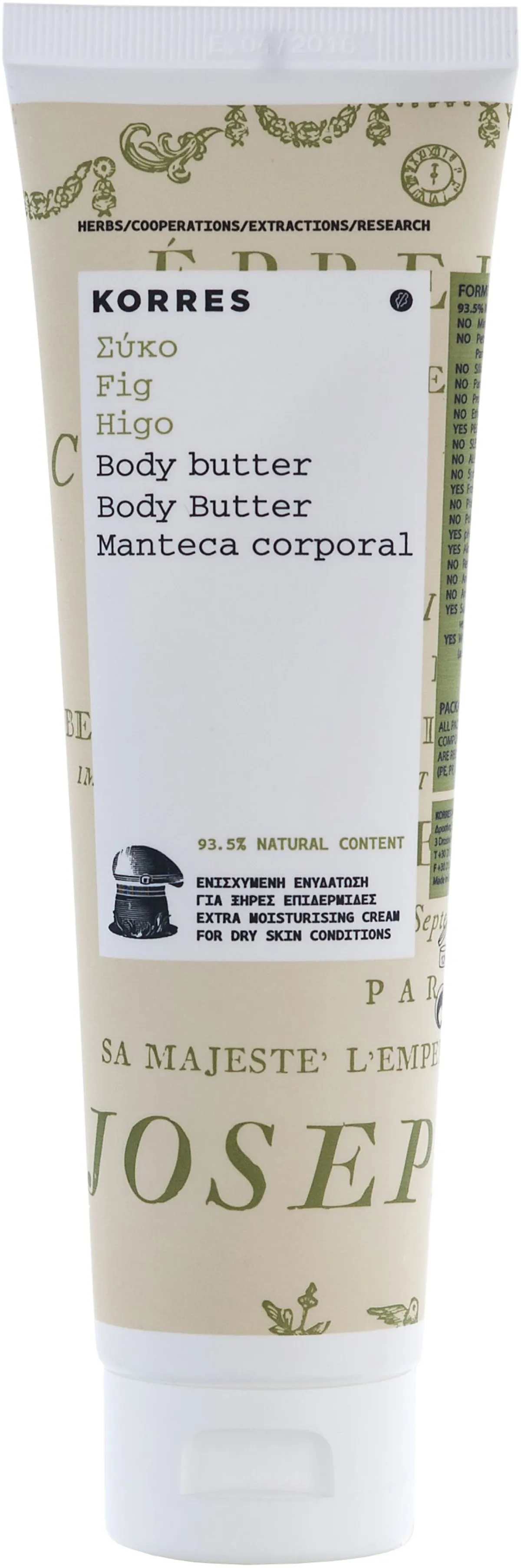 Korres KB Beurre Corporel Figue 125ml