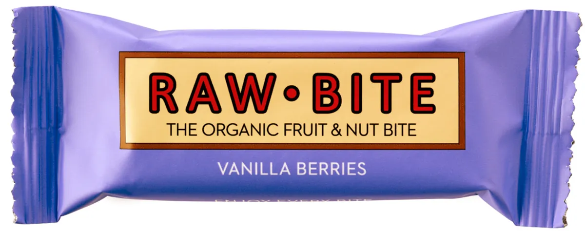Raw Bite Baies Rouges Vanille Bio 50gr