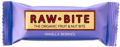 Raw Bite Baies Rouges Vanille Bio 50gr