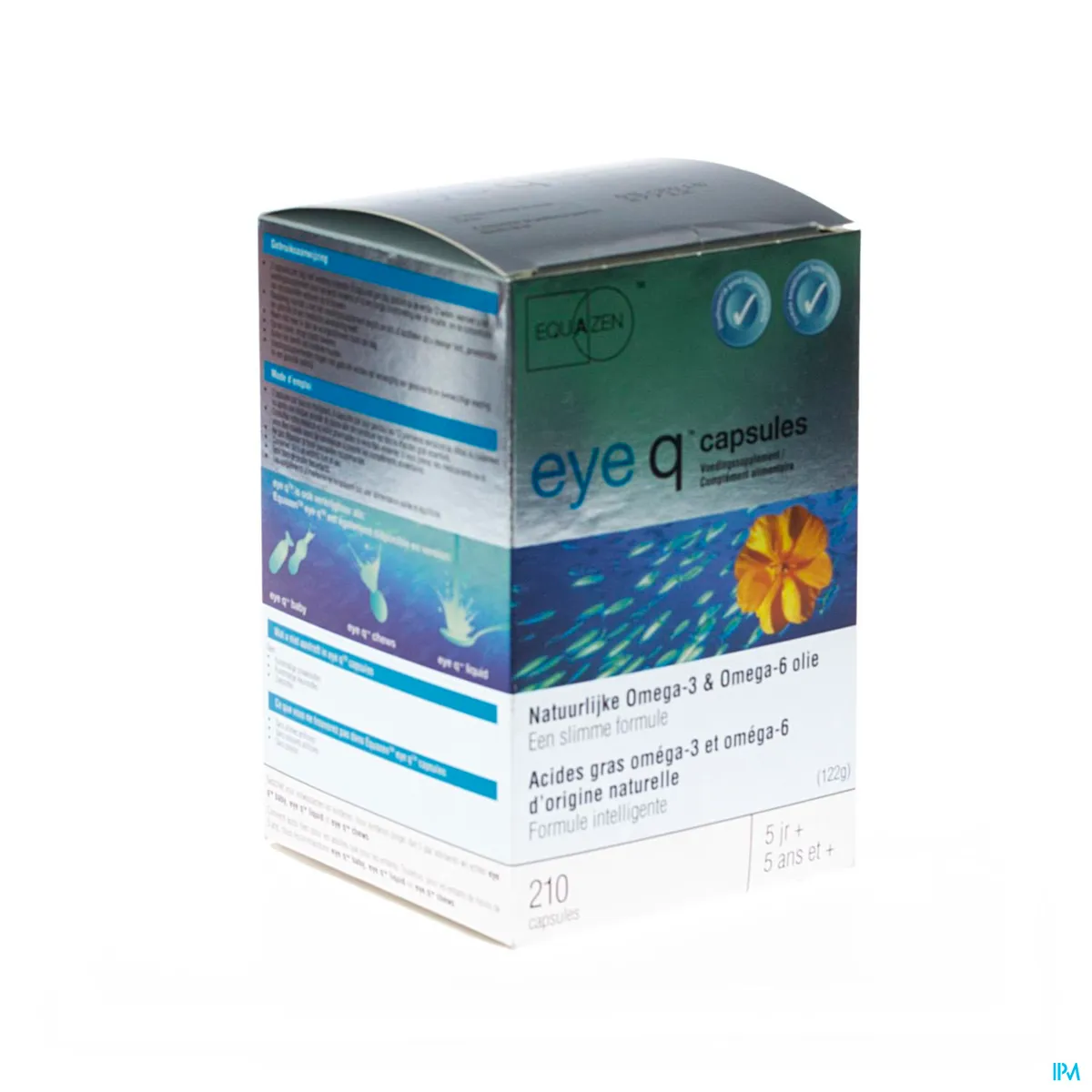 Eye Q Omega 3/6 Epa 500mg Springfield Softgels 210