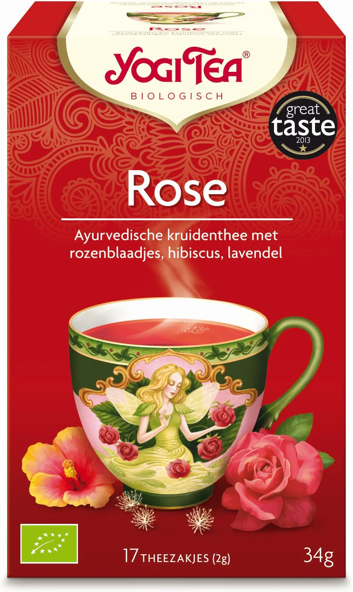 Yogi Tea Kruidenthee Rose Bio 17 Theezakjes