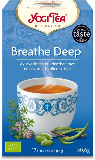 Yogi Tea Biologische Kruidenthee Breathe Deep 17 Theezakjes