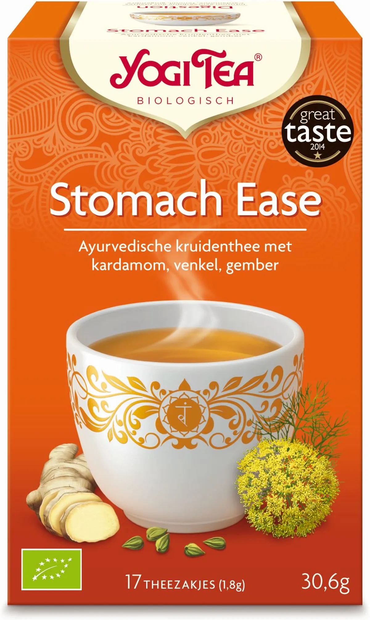 Yogi Tea Biologische Kruidenthee Stomach Ease 17 Theezakjes