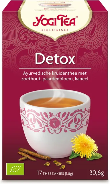 Yogi Tea Biologische Kruidenthee Detox 17 Theezakjes