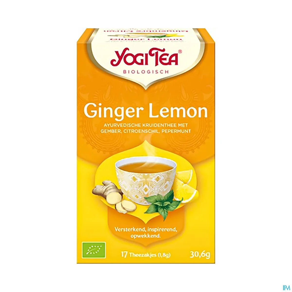 Yogi Tea Infusion Gingembre Citron Bio 17 Sachets