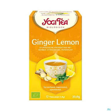 Yogi Tea Infusion Gingembre Citron Bio 17 Sachets